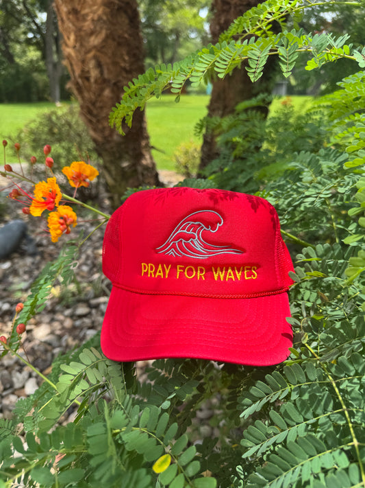 Pray for Waves Trucker Hat
