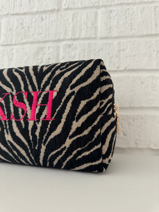 Custom Zebra Pouch