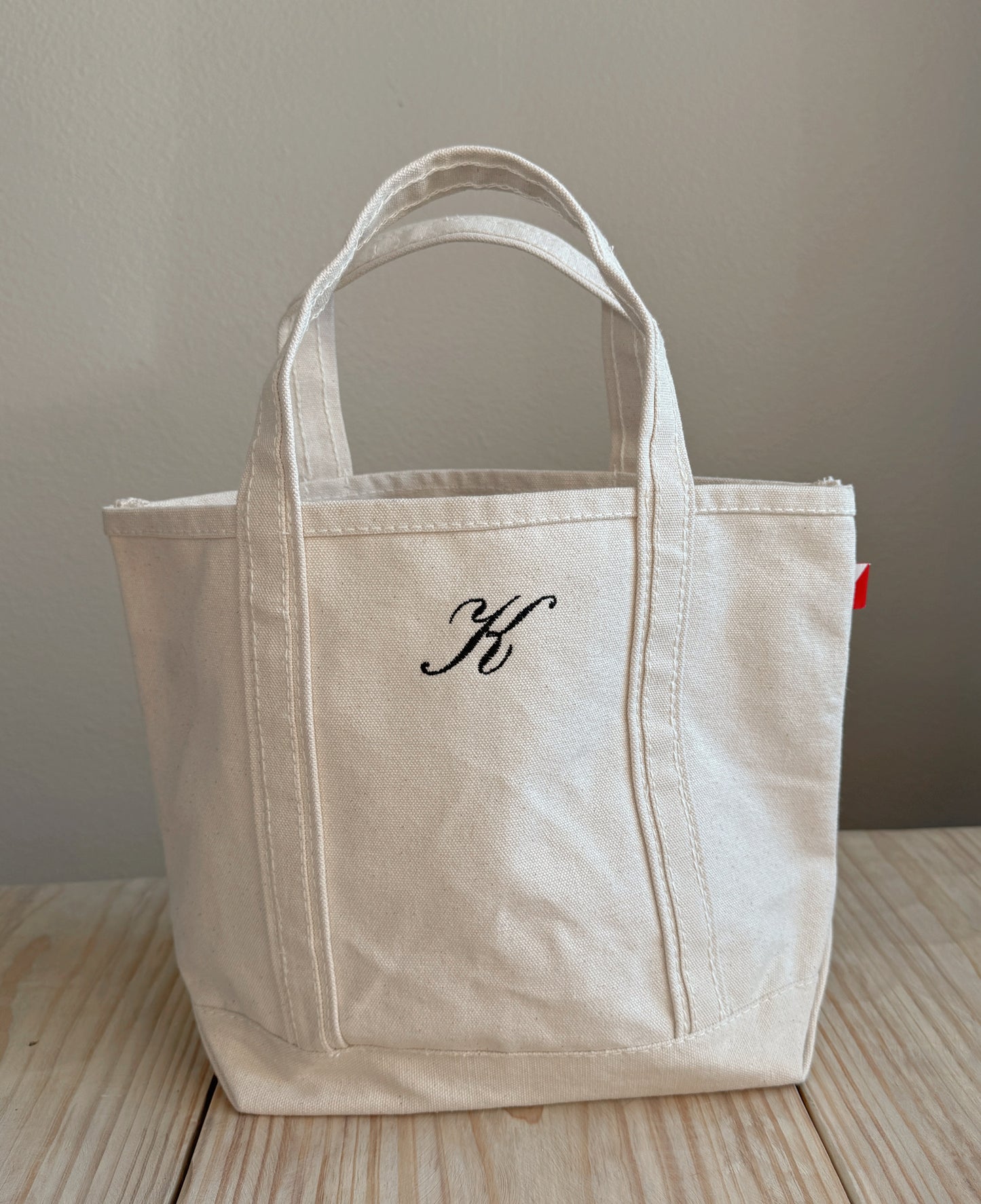 Simple Script Mini Tote Bag