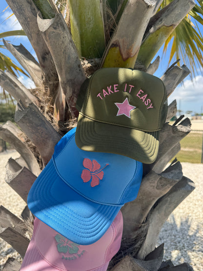 Hibiscus Trucker Hat