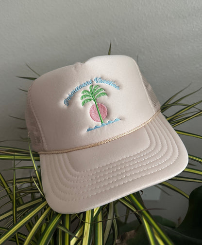 Permanent Vacation Trucker Hat