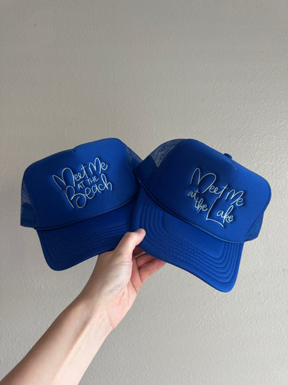 Meet Me at the Lake Trucker Hat