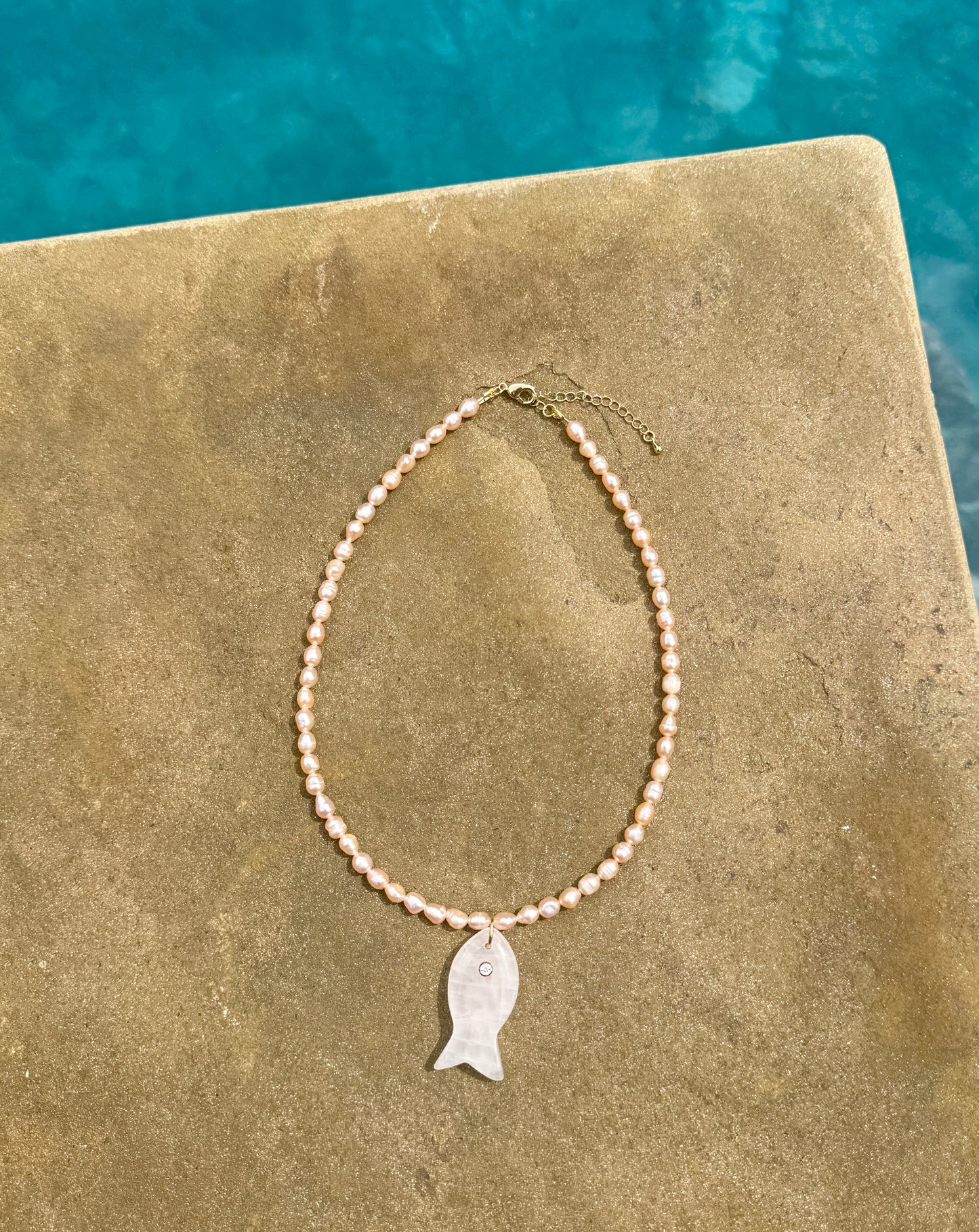 Pink Pearl Necklace