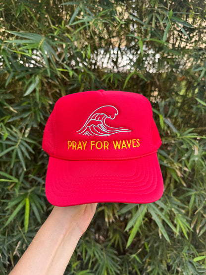Pray for Waves Trucker Hat