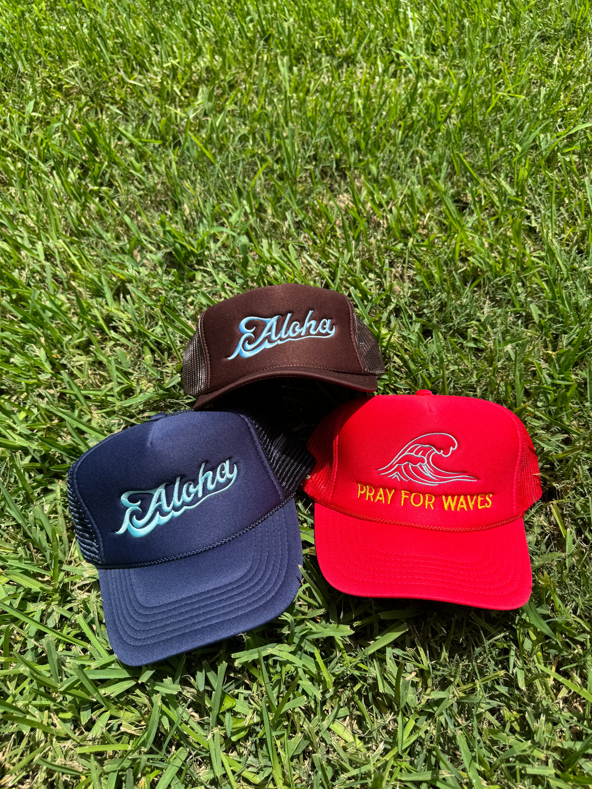 Aloha Trucker Hat - Brown