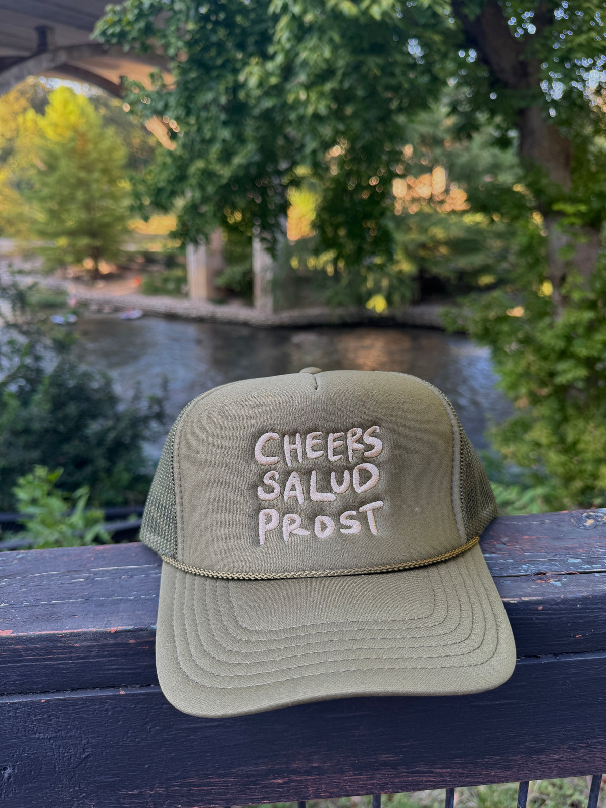 Cheers Salud Prost Trucker Hat
