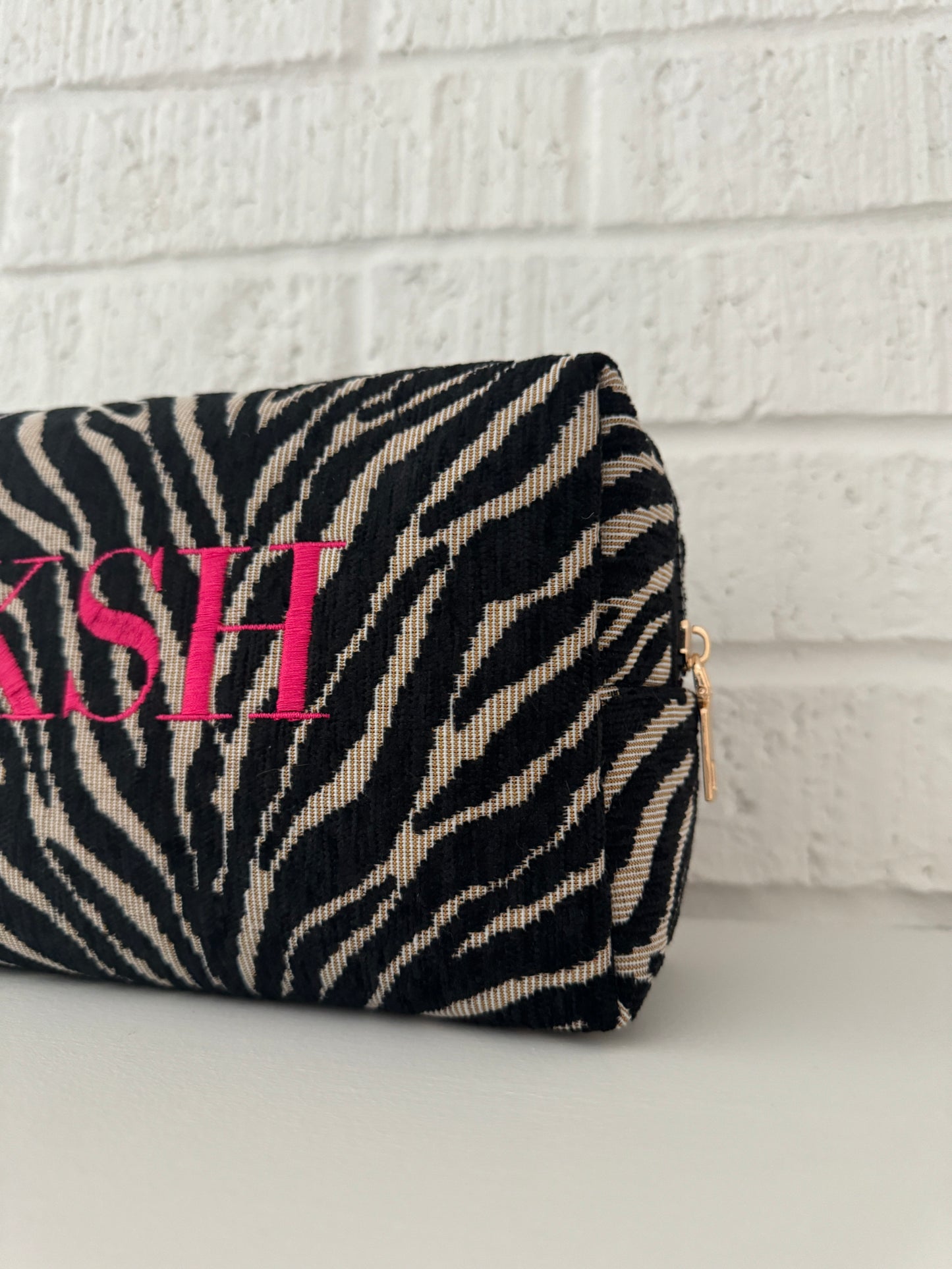 Custom Zebra Pouch
