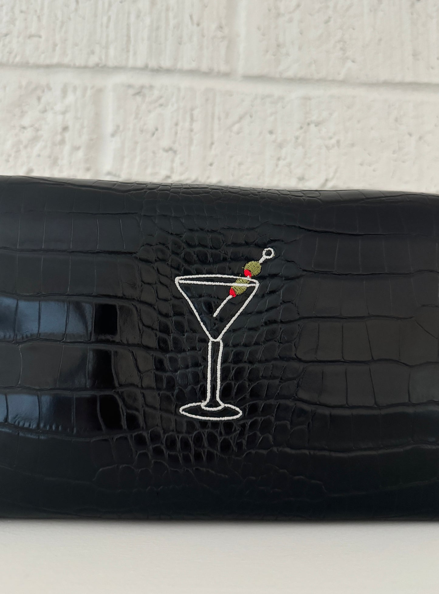 Martini Croc Pouch