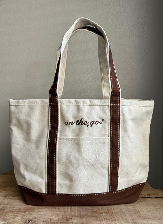 On the Go Tote - Brown