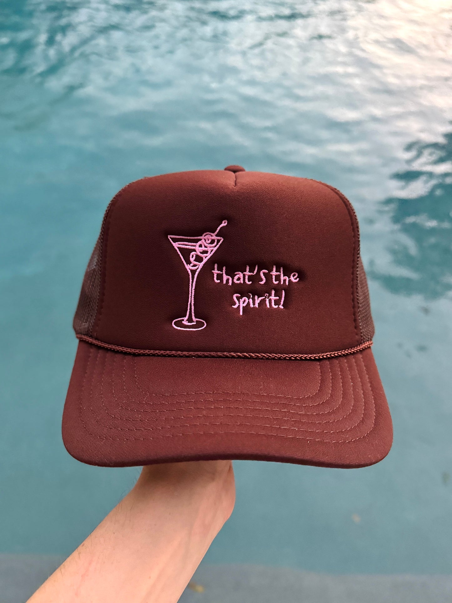 That's the Spirit Trucker Hat - Brown