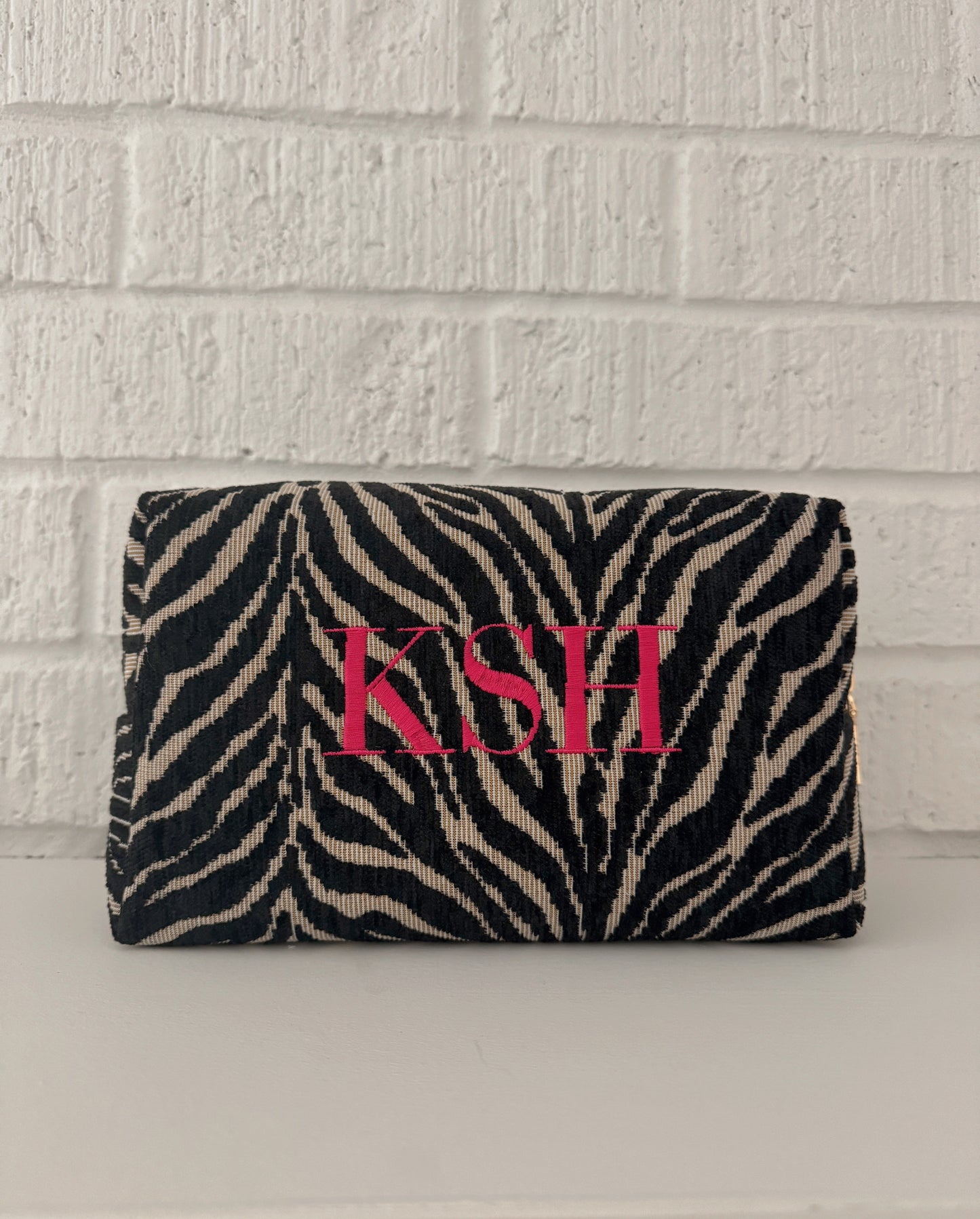 Custom Zebra Pouch